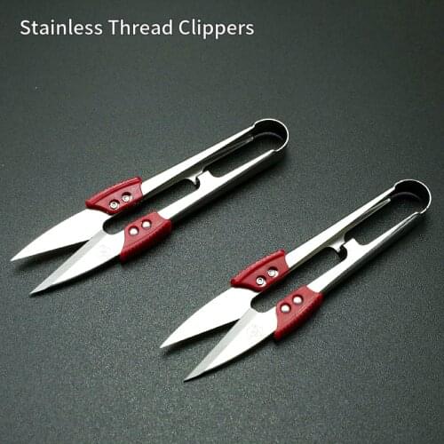 1/5/12 pcs Stainless Steel Yarn Shears Cutting Sewing Accessories Scissors Cutter Cross Stitch Embroidery Thread Clippers TC-805