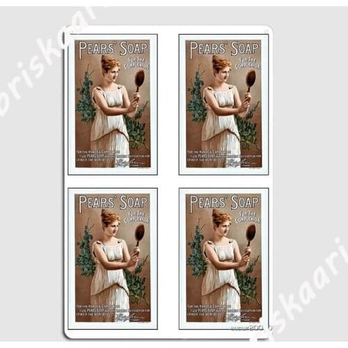 Rare Pear S Soap Advertisement Metal Sign pub Garage Club Classic Plates Tin sign Posters