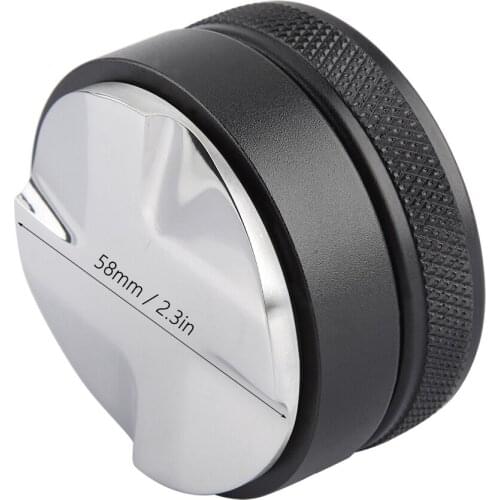 Brand New 58mm 4 Angled Slopes High Quality Stainless Steel Coffee Tamper Press Tool Suitable For Home Office Or Commercial Use