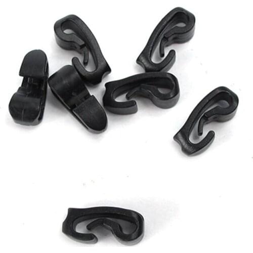 10Pcs/set Tactical outdoor bi-directional rope buckle Umbrella elastic rope connecting buckle accessories