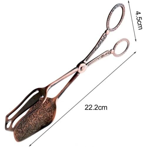 1PC Bread Clip Easy Use Retro Style Zinc Alloy Heat Insulation Bread Tongs for Home Kitchen accessories Gadgets Kitchen Utensils