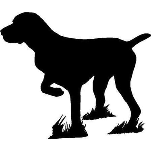 15.2*12.7CM Pointer Dog Hunt German Short Hair Animal Car Sticker Pointer Dog Hunt German Short Hair Animal Stickers C6-1179