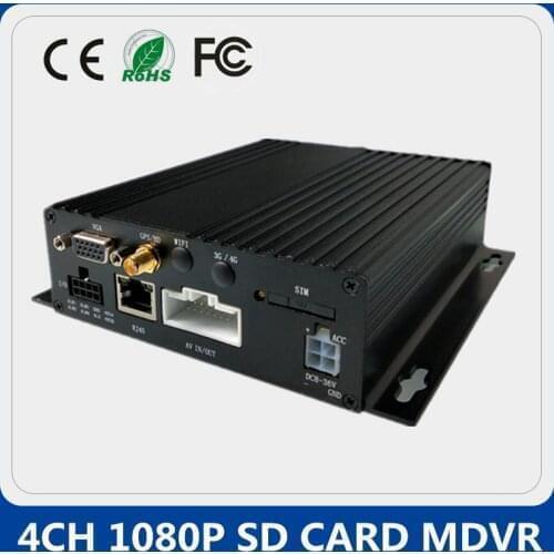 2CH 4CH 256G SD Card CCTV Camera gps Truck MDVR