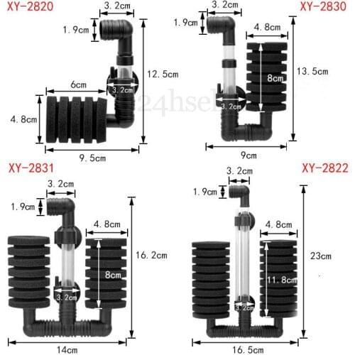 1pcs Aquarium Filter Fish Tank Shrimp Pond Air Pump Biochemical Sponge Filter Bio Sponge Filter Aquarium Filtration Filter