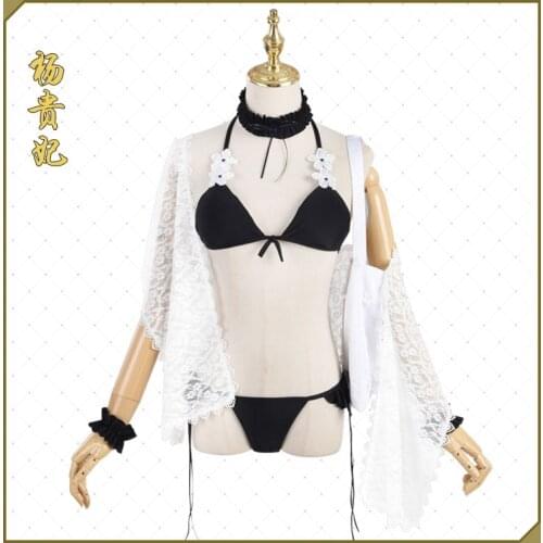 Anime Fate/Grand Order FGO Imperial Concubine Yang Sexy Swimsuit Party Outfit Cosplay Costume Halloween Women Free Shipping 2021