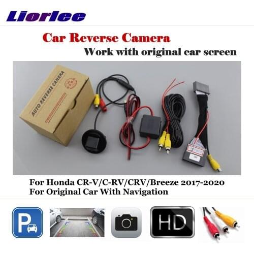 Car Reverse Camera For Honda CR-V CRV Breeze 2017 2018 2019 2020 Backup Parking CAM Original Screen Full HD CCD Accessories