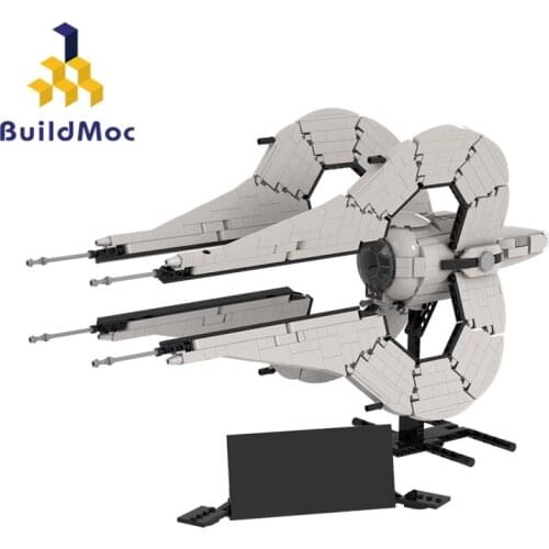 Buildmoc Stars Plan Movie MOC-74003 UCS Chiss Nssis-Class Clawcraft Building Blocks Educational Toys Kids Gift Star Mini Toy Set