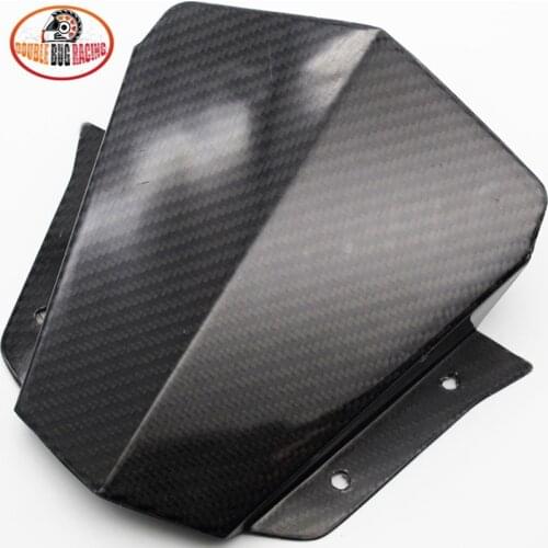 Motorcycle Carbon Fibre Windshield WindScreen Visor Viser Wind Deflector Head cover For MT-09 MT09 2014 2015 2016 14-16 MT 09