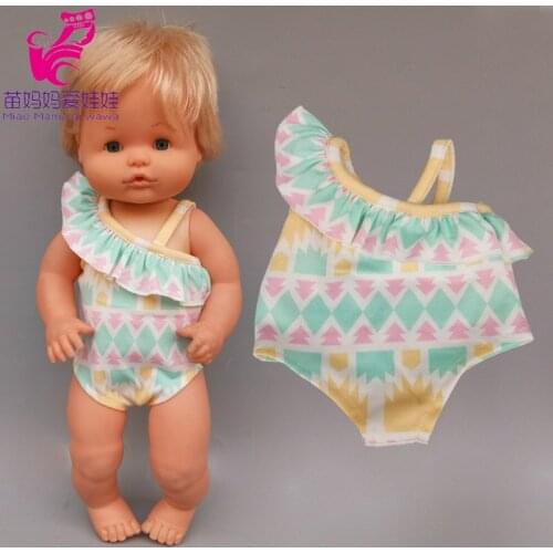 Baby Doll Bikini for 40cm Nenuco Ropa Y Su Hermanita 16" Baby Doll Swimming Clothes Accessories