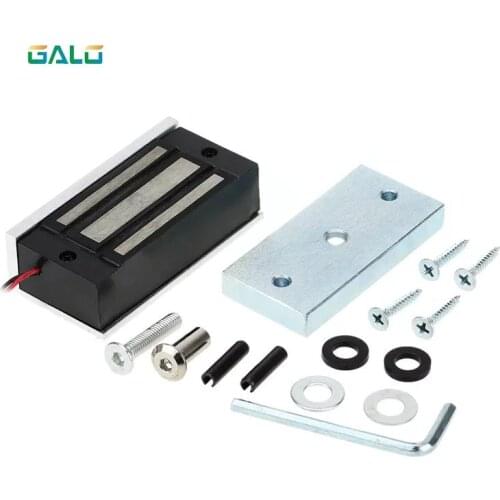 Free shipping Single door electric electromagnetic lock magnetic lock 60KG /100Lbs holding force for showcase cabinet door