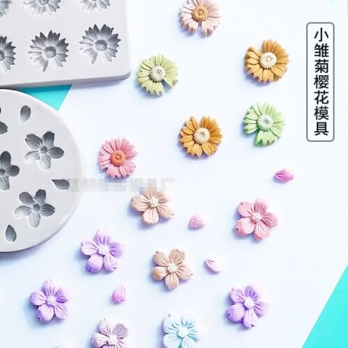 Hot Sale Craft Cupcake 3D Flower Fondant Silicone Mold Mould Baking Cake Cookies Form Chocolate Soap Sugar For Kitchen
