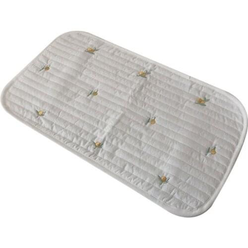 GXMB Infants Soft Cotton Pillow Cover Baby Breathable Cute Embroidery Pillow Towel