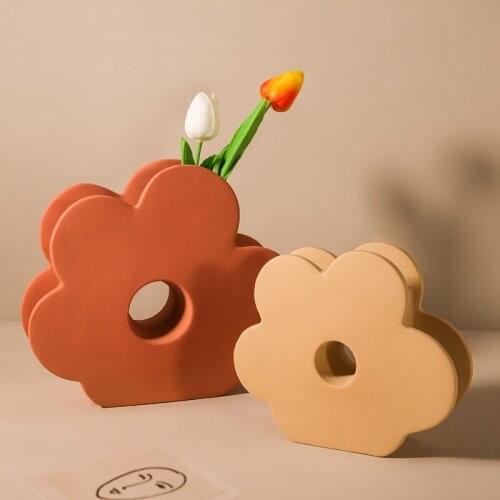 Creative Ceramic Vases Flower Design Wedding Party Flowers Centerpieces Home Office Decor