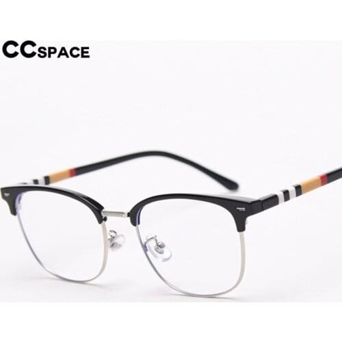 49135 TR90 Square Metal Glasses Eyebrow Frames Ultralight Women Optical Fashion Computer Glasses