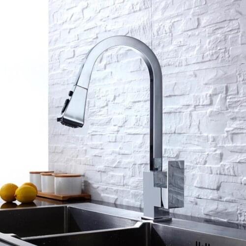Square Tap Waterfall Basin Sink Tap Faucet Mixer Bathroom Tap Kitchen Tap Head Wide Spout Vessel Sink Fauet Hot Cold Water Tap