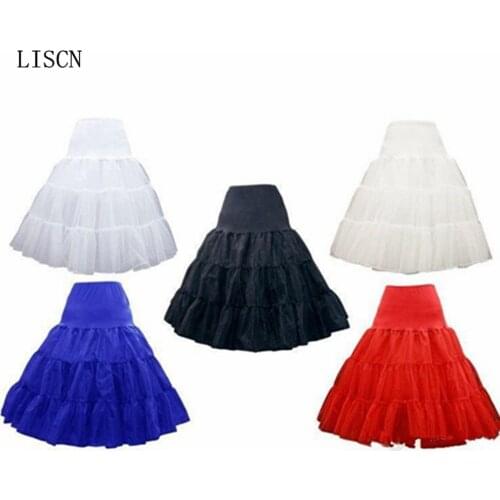 Best Sale Wedding Party White Colorful New Cheap Short Red Petticoats Multicolor Petticoat Crinoline Underskirt Hoopless Slip