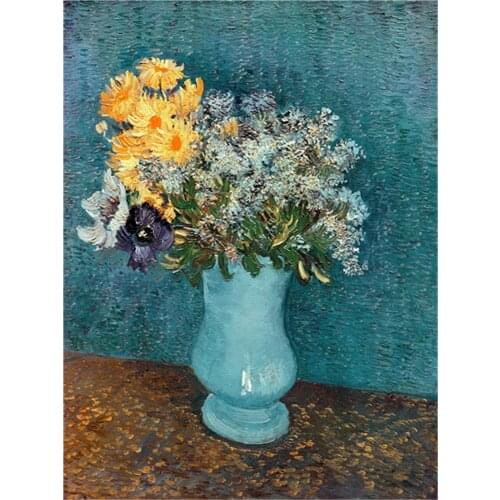 Landscape Van Gogh DIY 11CT Embroidery Cross Stitch Kits Needlework Craft Set Printed Canvas Cotton Thread Home Sale