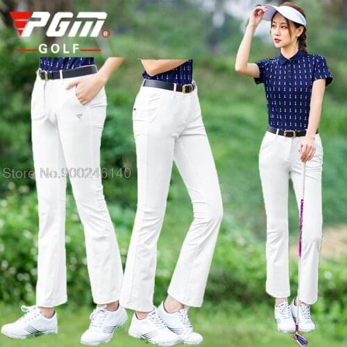 Pgm Golf Clothing Womens Trousers Outdoor Leisure Sports Quick-Drying Pants Breathable Slim Female Pants Sports Clothing Wear