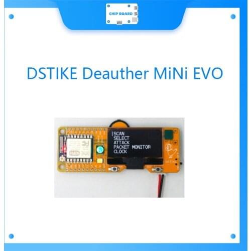 DSTIKE Deauther MiNi EVO (4MB ESP-07+1.3OLED+RTC DS3231) ESP8266 Development Board