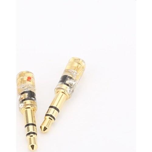 Audiocrast HP011 Gold Plated MMCX/.78mm Female to 3.5mm Male Converter Adapter for t1 t5p D600 D7100 Z1 Z1R FOCAL ELLEAR Headpho