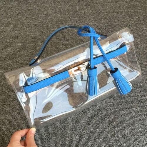 SUNNY BEACH Women Luxury Handbags Women Bags Designer Purse Clear women Bag Day Clutch Purse Female Messenger Bag