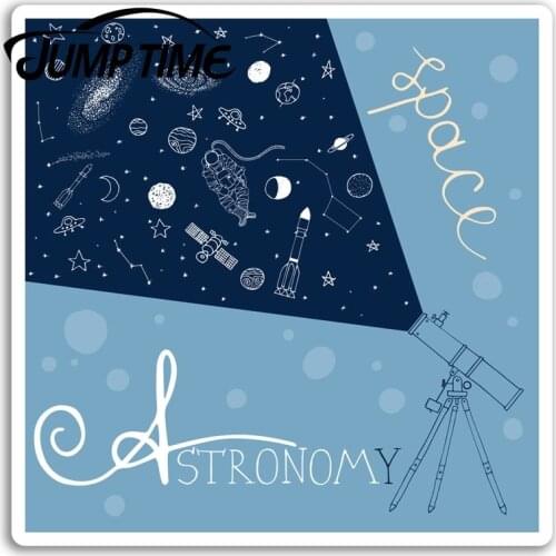 Jump Time for Astronomy Vinyl Stickers Space Stars Sticker Laptop Luggage Waterproof Accessories Bumper Car Decal