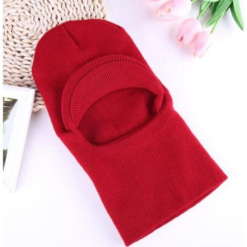 Winter Windproof Cycling Motorcycle Balaclava Scarf Cap Hats for Men Sports Outdoor Knitted Hat Full Face Cover Masks Balaclava