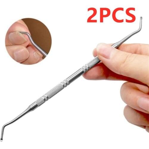 1PC/2PCS Professional Ingrown Toe Nail Correction Lifter File Clean Installation Tool Pedicure Foot Nail Care Hook Toenails