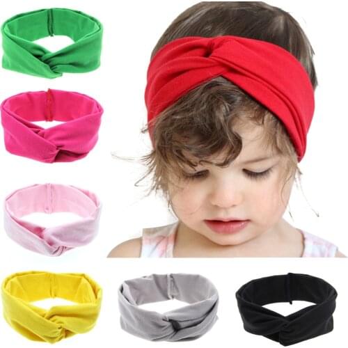 1 PCS Baby Girl Headband Hair Accessories Clothes Band Headwear Tiara Turban Hairband Gift Toddlers Infant Ties Newborn Headwrap