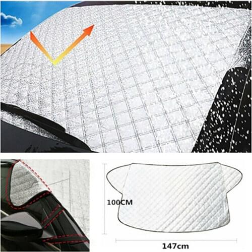 150cm X 70cmCar Windshield Sunshade ProtectorSnow Cover Winter Ice Frost Guard