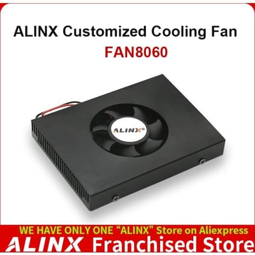 ALINX FAN8060: Customized Cooling Fan 12V DC Power Supply Interface