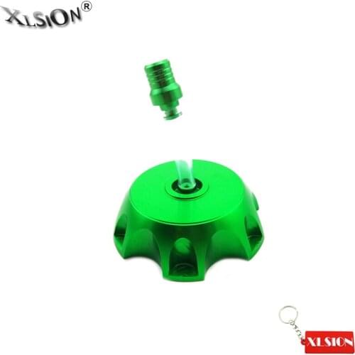 XLSION Aftermarket Aluminum Petrol Gas Fuel Tank Cap Cover For Chinese 50cc 125 140 150cc 160cc Stomp Coolster SSR Pit Dirt Bike