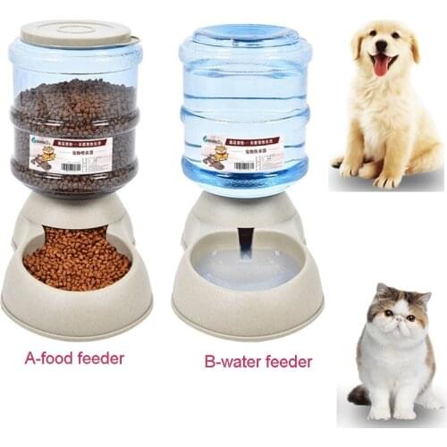 3.8L Pet Cat Dog Automatic Feeder Large Capacity Cat Dog Drinking Bowl For Dog Water Drinking Cat Feeding Dispenser Pet Supplies