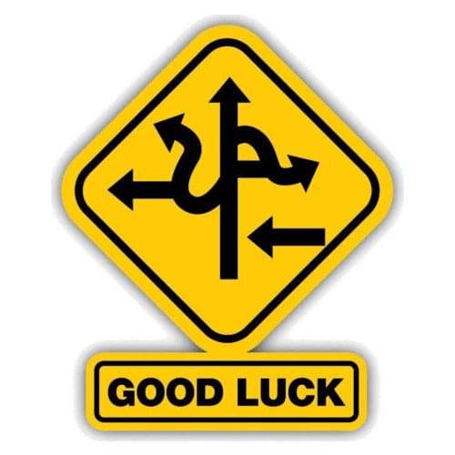 Off Road Car Sticker and Decal Waterproof Diesel Play Cool Car Sticker Funny Good Luck Warning Accessories PVC