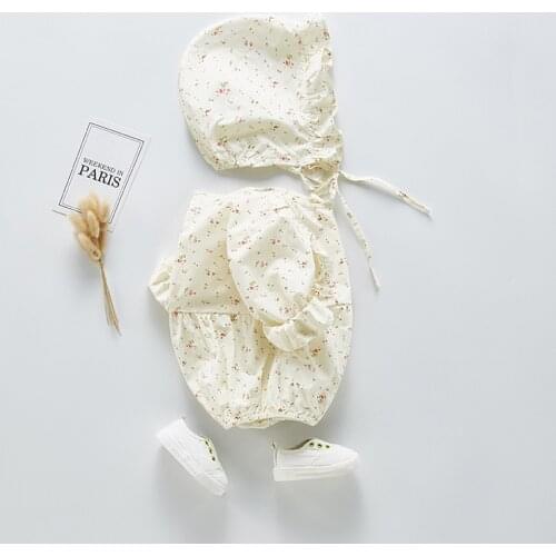 Vlinder Baby Clothes Baby Rompers Sets 2020 Spring New Baby Floral One-piece Clothes Newborn Girl Spring and Autumn 6M~24M