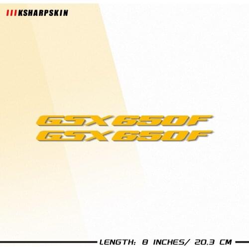 For SUZUKI GSX650F gsx 650f motorcycle tail box stickers Beak Fender Decal Shock absorber decals Decals Reflective Waterproof