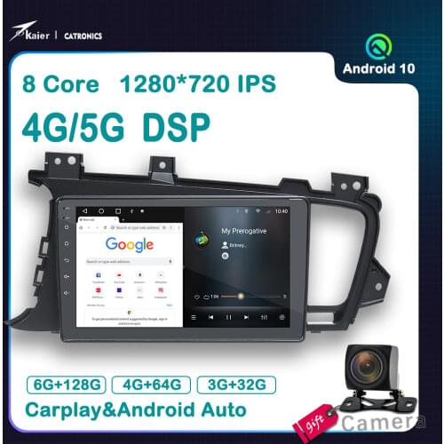 DSP Octa core android 10 6+128G CATRONICS For KIA K5 Optima 2011-2014 Car Stereo DVD Multimedia Radio GPS Player with 4G