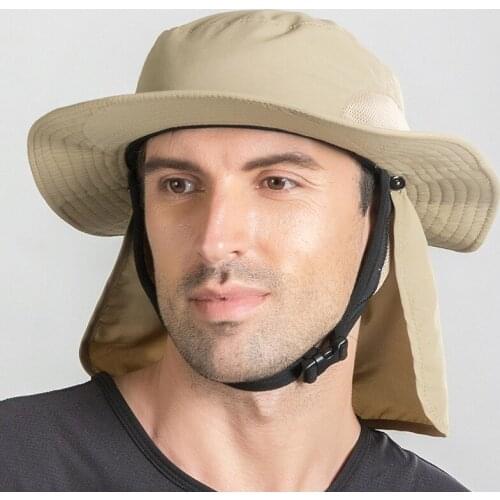 Summer Outdoor Fisherman Nylon Hat 58-60cm Unisex Loose Breathable Windproof Sunshade Cycling Fishing Mountaineering Casual Hat