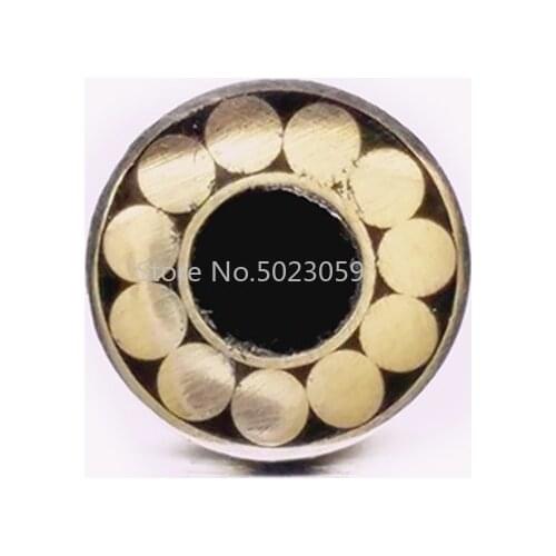 6mm Diameter DIY Knife Shank Mosaics Pin Rivets 9cm Length Nail Brass Tube+steel Tube #618