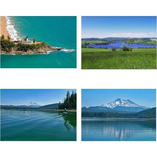 SenyuArt 5D DIY Mountain Scenery Cross Stitch Rhinestone Diamond Painting Kit Full Drill Square Round Embroidery Home Decoration