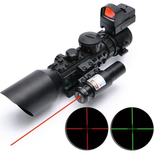 New 3-10X42E M9C + Holographic Sight Wide-field Telescope Birdwatching Seismic And Night For Vision Riflescope