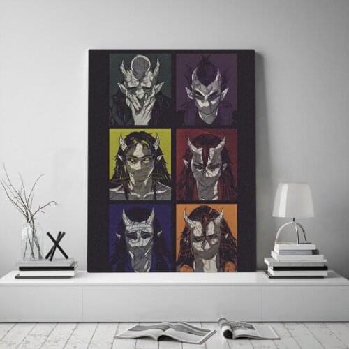 Hantengu Demon Slayer Kimetsu no Yaiba Canvas poster Painting wall Art decor Living room Bedroom Study Home Decoration Prints