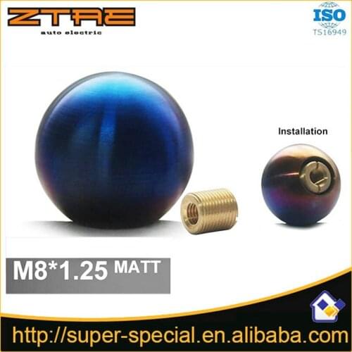 Full Titanium shift knobs/Jdm gear knob/knob handle For Most Automatic Transmission cars(Matt M8 x 1.25 )