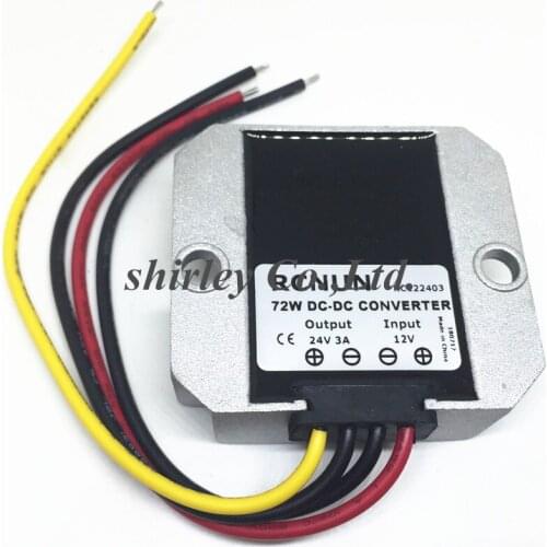 DC Converter 12V to 24V 3A 72W Step-Up Boost Power Supply Regulator Module Car