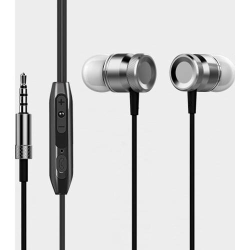 Qijiagu 100PCS Universal 3.5mm Wired Earphone In-Ear Earphones Scrub Common Headset Handsfree Call with Microphone Earphones