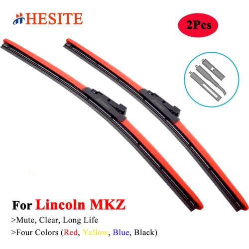 HESITE Hybrid Wiper Blades Colorful For Lincoln MKZ AWD Convertible SUV Sedan Sport V6 V8 3.0 2010 2013 2015 2016 2017 2020 2021