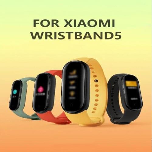 Bracelet for Xiaomi Mi Band 5 Sport Strap Replacement Wristband MiBand 5 band5 Wrist Strap for xiaomi Mi Band 5 Multicolor strap