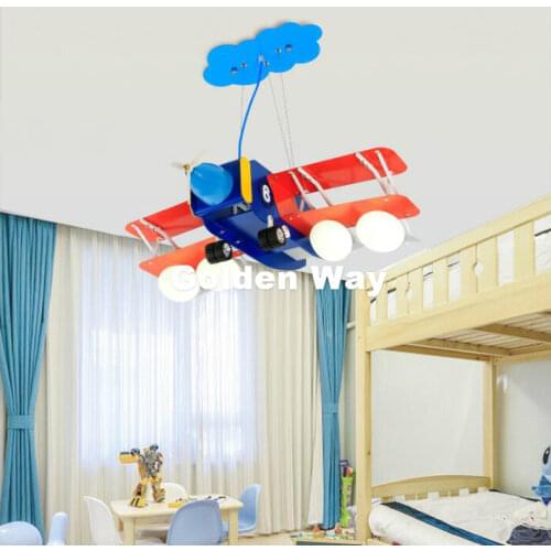 Modern Children Plane L65cm Design Pendant Lamp Modern LED Pendant Lights Fixture Kids Children Bed Room Lighting Free Shipping
