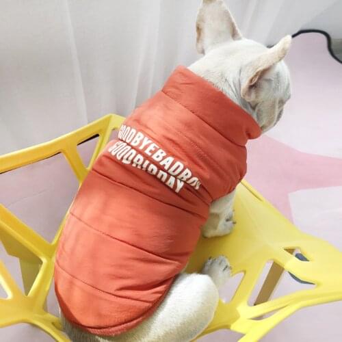 French Bulldog Thick Vest Jacket Pet Dog Winter Clothes for Small Medium Dogs Pets Clothing Chihuahua Coat Yorkie Pug Costume