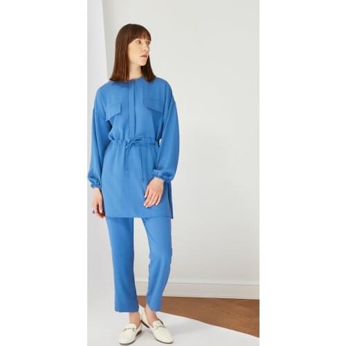 Trendyol Pocket Detail Tunic Pants Bottom-Top Suit TCTSS21AU0238